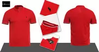 jogging tee shirt cotton polo ralph lauren hommes five red